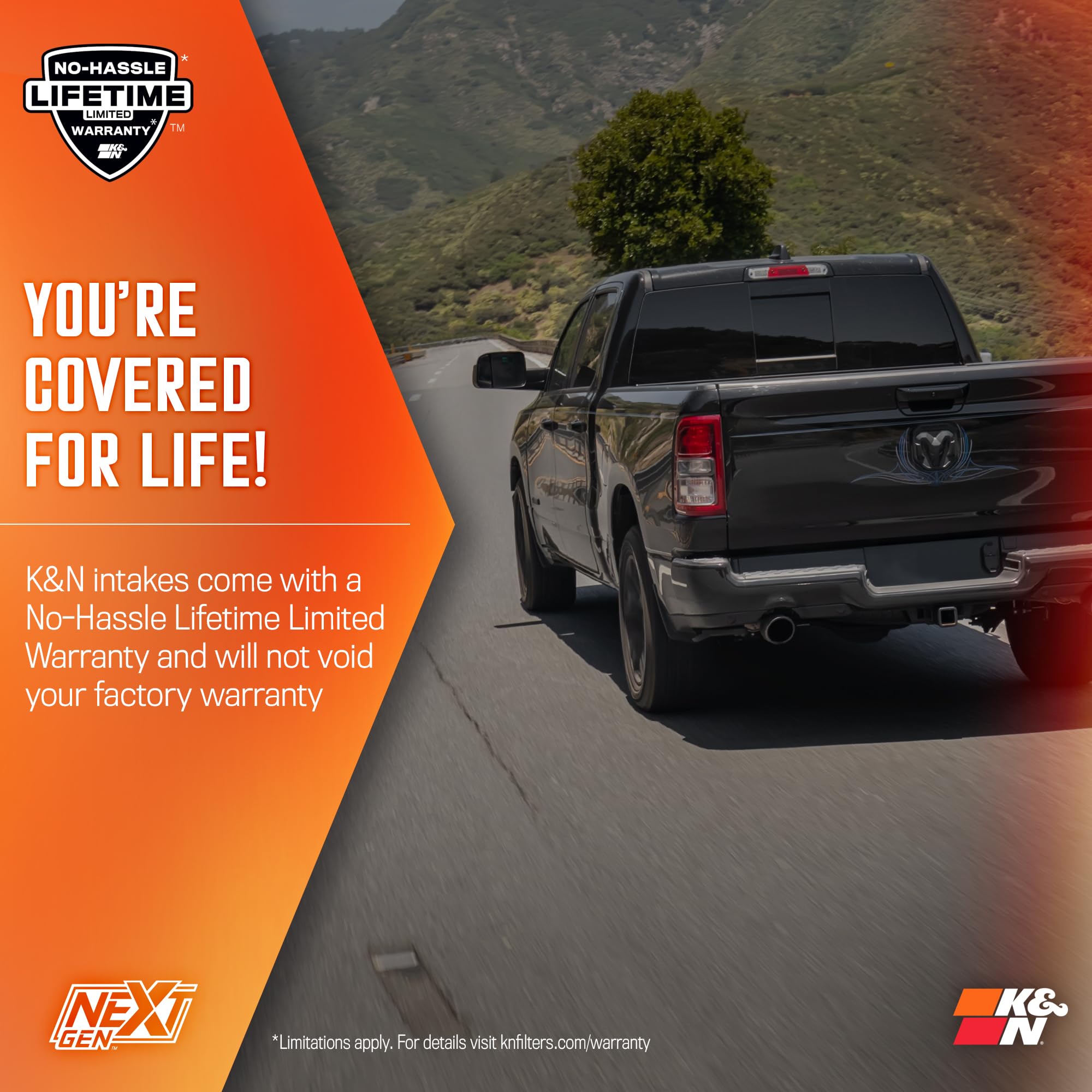 K&N 19-24 Dodge Ram 1500 (5.7L V8) NextGen Cold Air Intake - Image 11