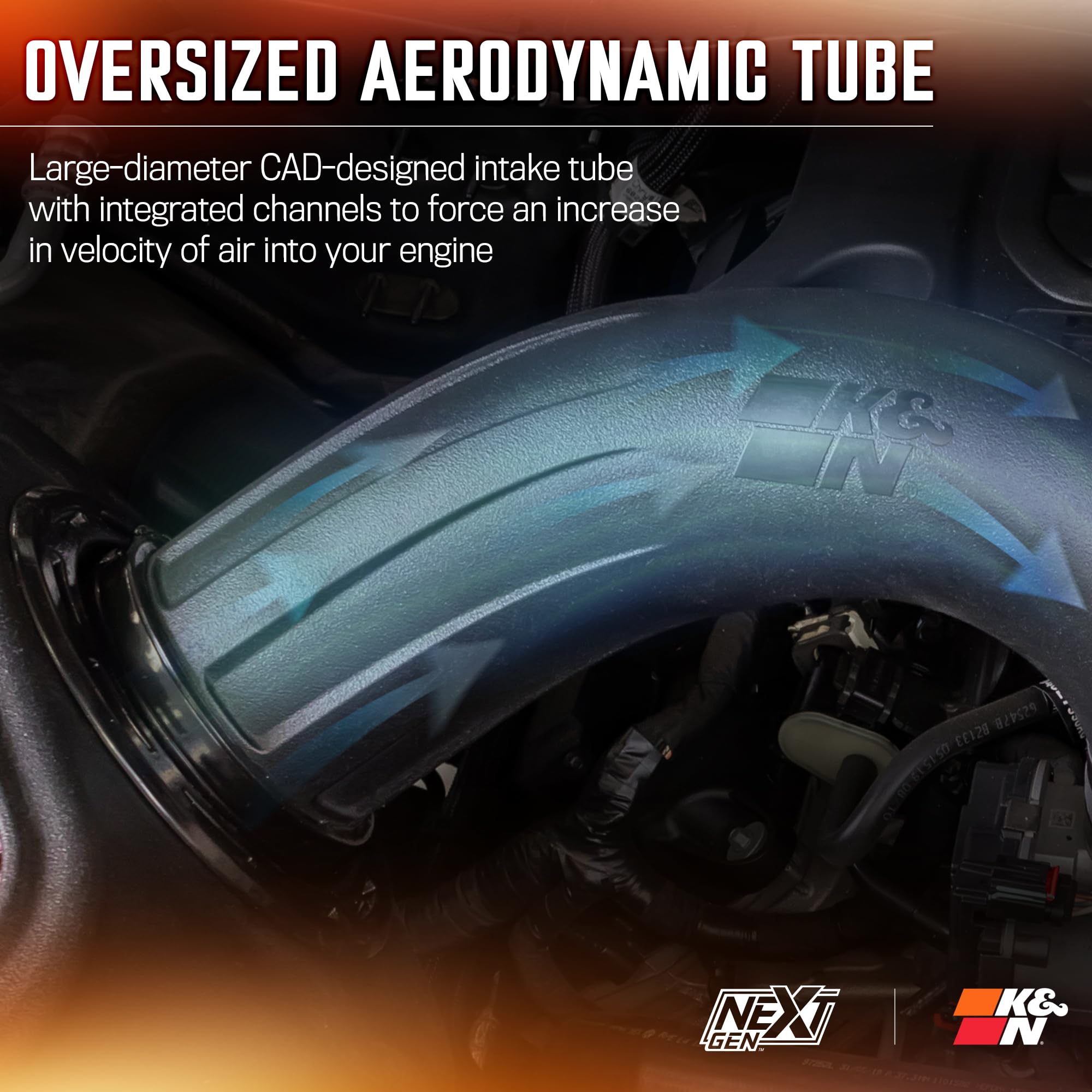 K&N 19-24 Dodge Ram 1500 (5.7L V8) NextGen Cold Air Intake - Image 7