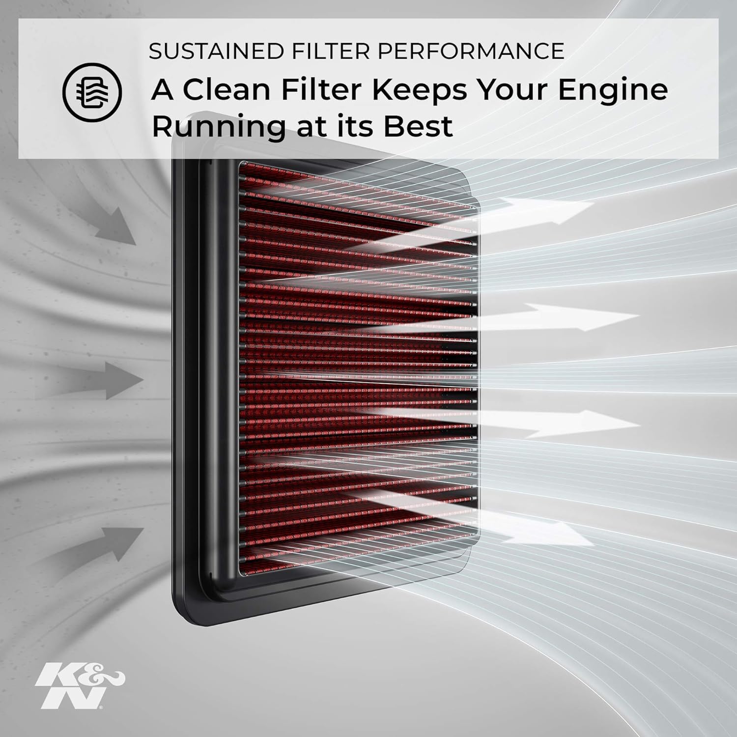 K&N Air Filter Cleaning Kit: Squeeze Bottle Filter Cleaner and Black Oil Kit; Restores Engine Air Filter Performance; Service Kit-99-5050BK - Image 3