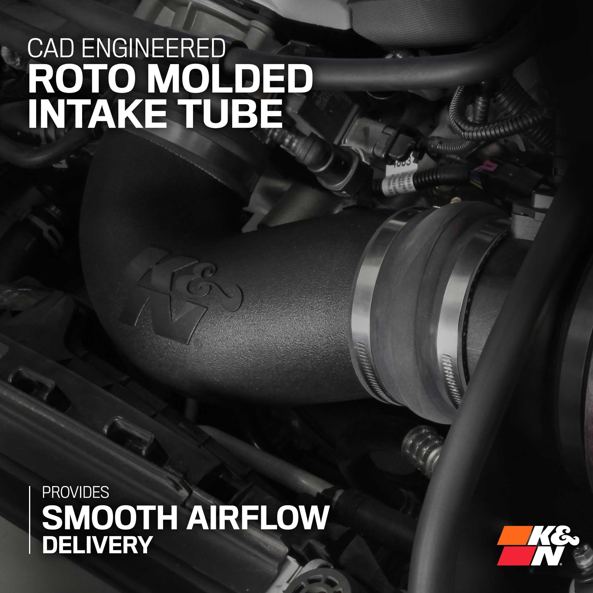 K&N Cold Air Intake System: High-Flow Air Filter, Increase Performance & Towing: Compatible with 1996-2000 (C2500 & SELECT MODELS), 57-3013-2 - Image 5