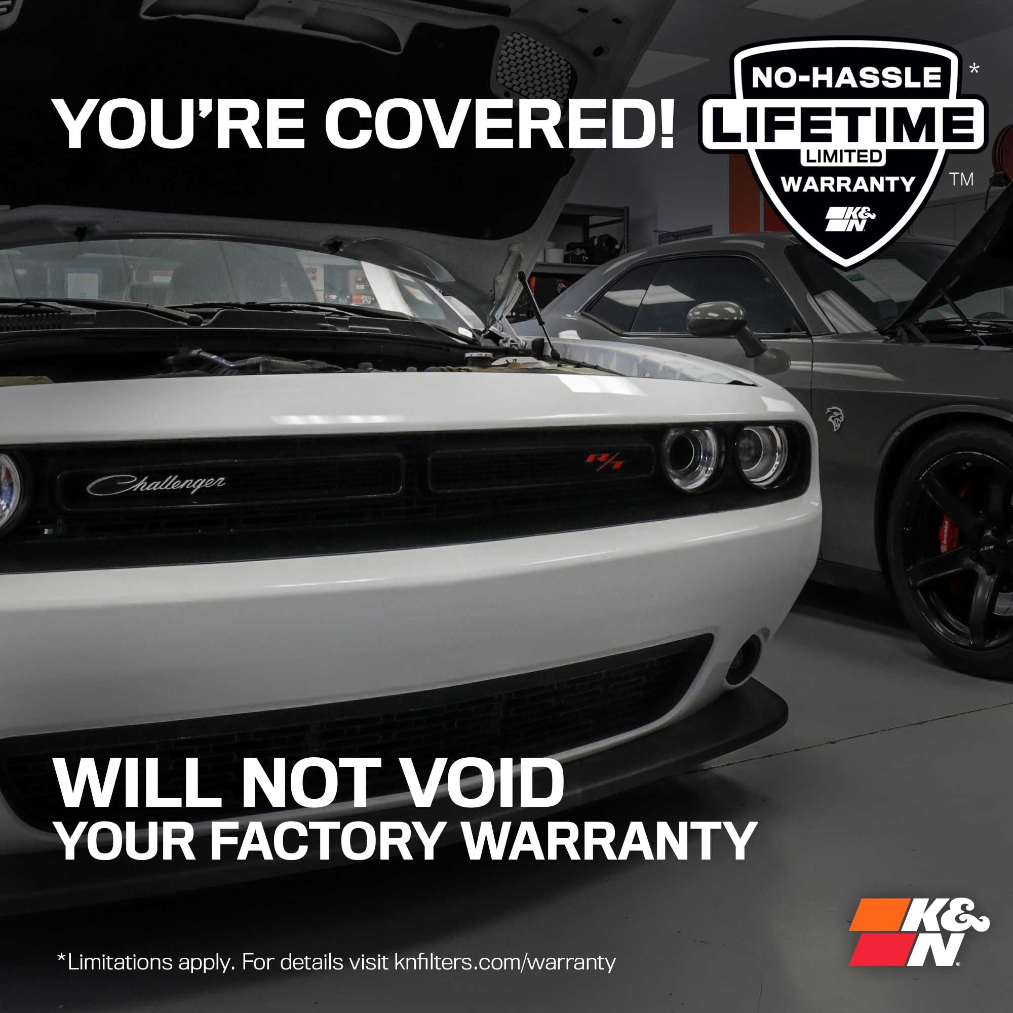 K&N Cold Air Intake System: High-Flow Air Filter, Increase Performance & Acceleration: Compatible with 2005-2019 Crysler/Dodge: 300C, Challenger, Charger, Magnum, 57-1542 - Image 9