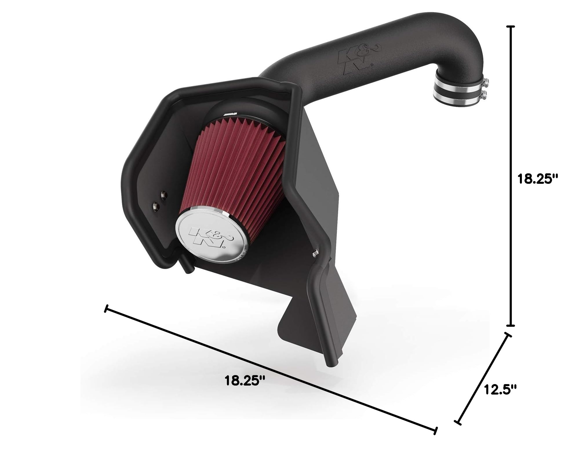 K&N Cold Air Intake System: High-Flow Air Filter, Increase Performance & Towing: Compatible with 2009-2023 RAM/DODGE 1500 Classic, 1500, 2500, 3500, 63-1561 - Image 12