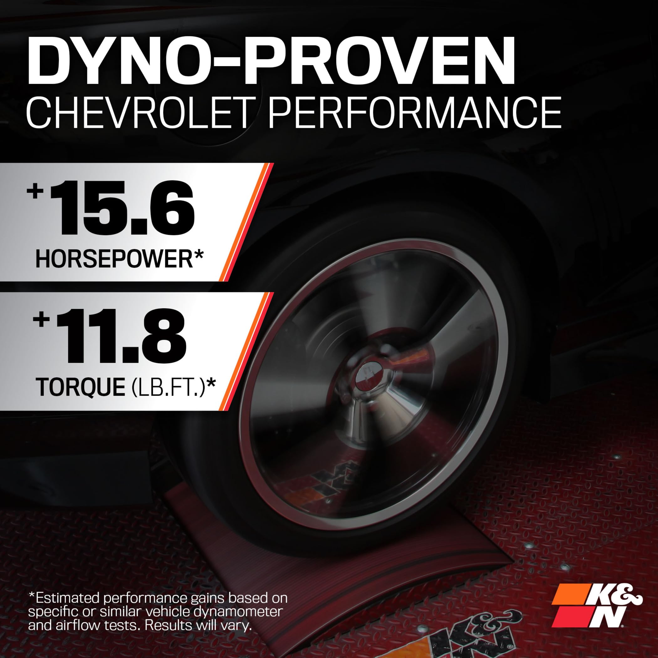 K&N Cold Air Intake System: High-Flow Air Filter, Increase Performance & Acceleration: Compatible with 2012-2015 Chervolet: Camaro, 69-4523TP - Image 3