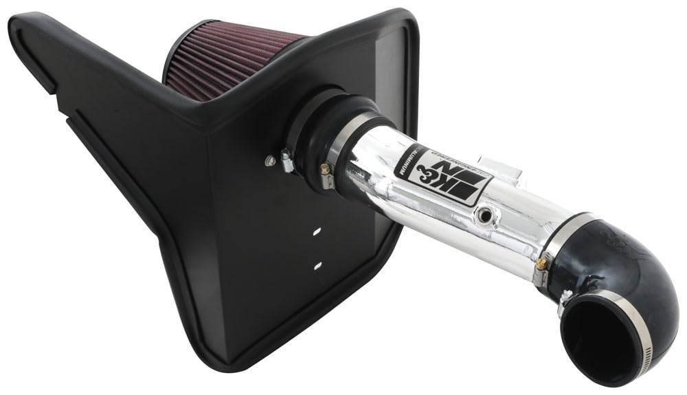K&N Cold Air Intake System: High-Flow Air Filter, Increase Performance & Acceleration: Compatible with 2012-2015 Chervolet: Camaro, 69-4523TP - Image 4