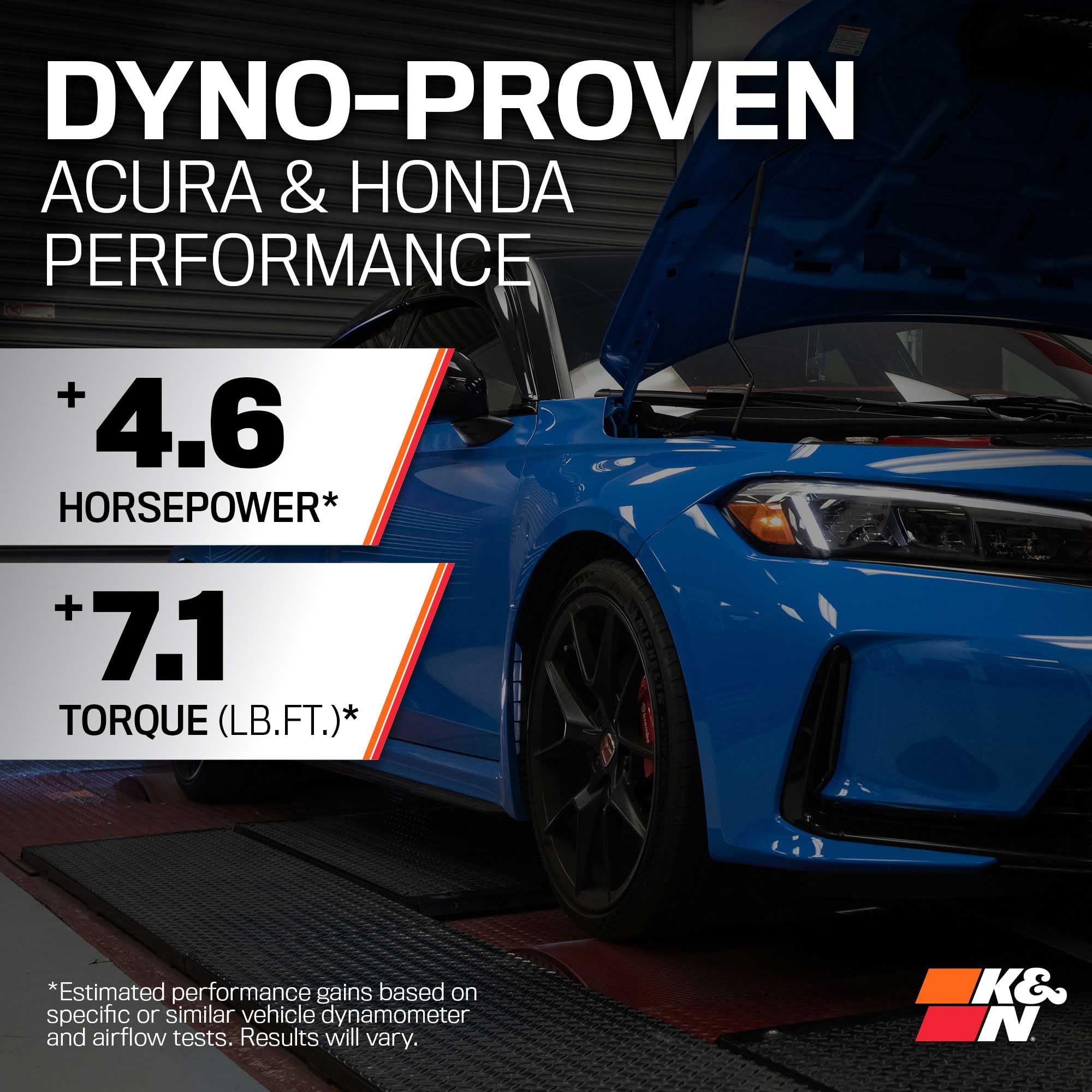 K&N Cold Air Intake System: High-Flow Air Filter, Increase Performance & Acceleration: Compatible with 2023-2025 Acura/Honda: Integra, Accord, Civic, 69-1509TC - Image 3