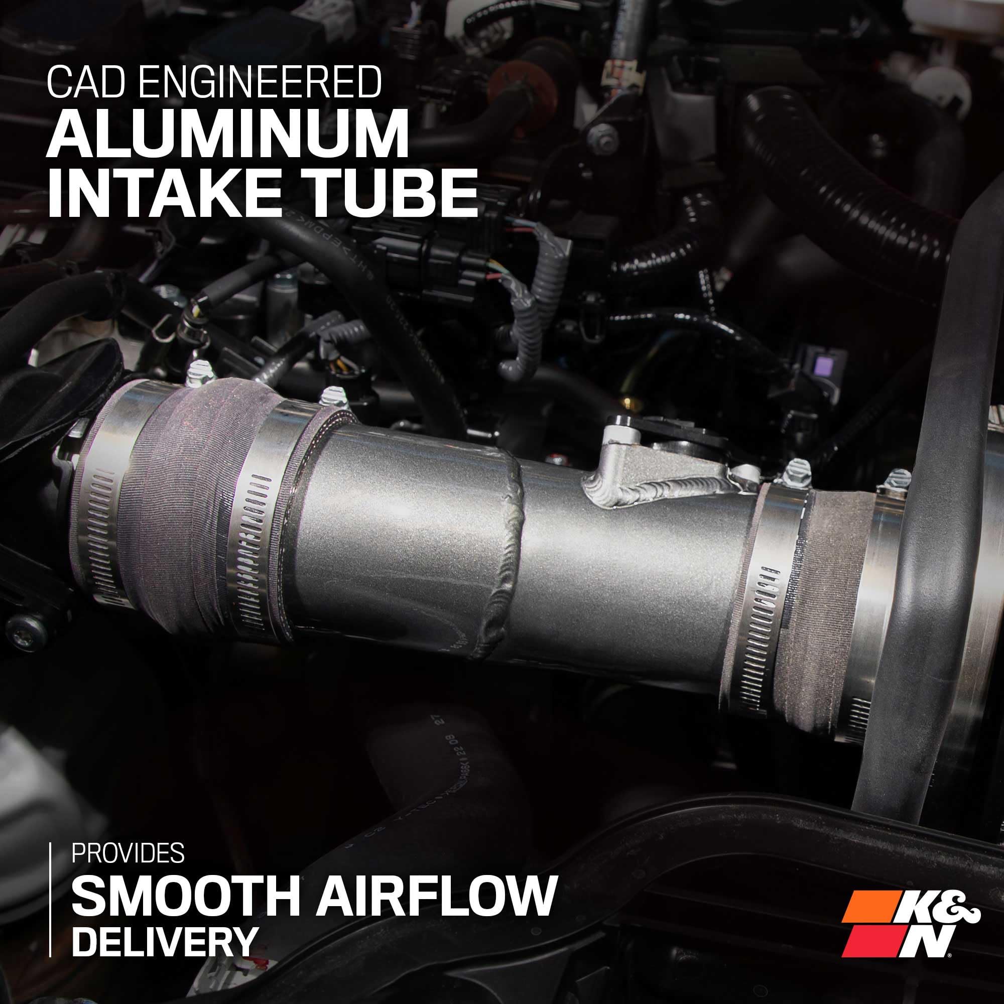 K&N Cold Air Intake System: High-Flow Air Filter, Increase Performance & Acceleration: Compatible with 2023-2025 Acura/Honda: Integra, Accord, Civic, 69-1509TC - Image 5