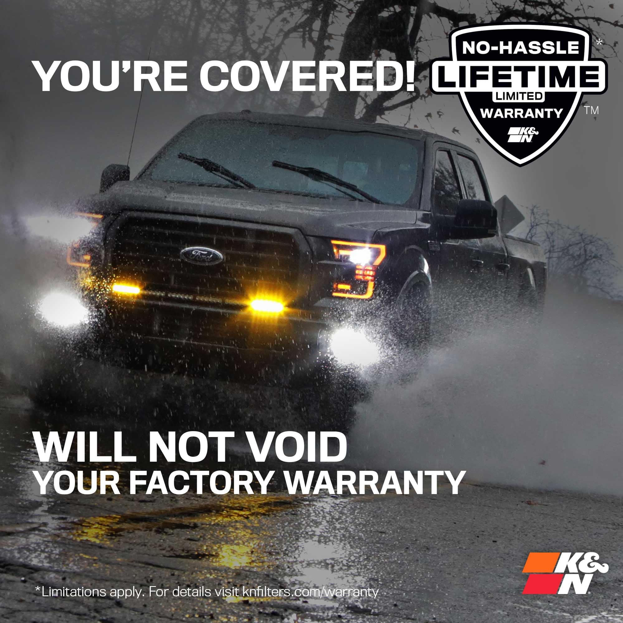 K&N Cold Air Intake System: High-Flow Air Filter, Increase Performance & Towing: Compatible with 2015-2025 FORD Expedition, F150, F150 Raptor, 77-2617KC - Image 10