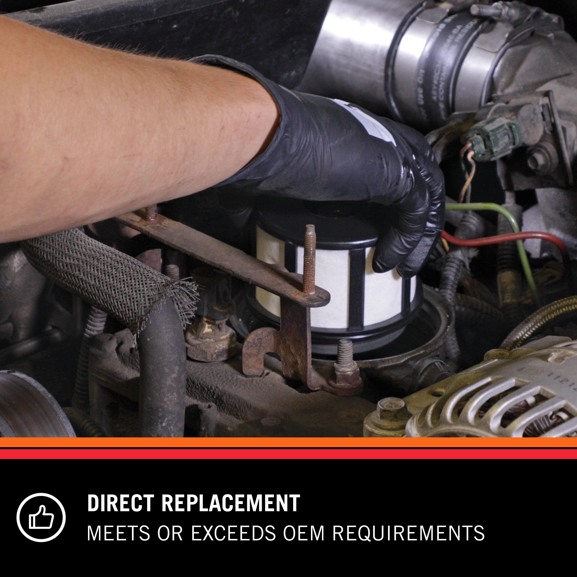 K&N Diesel Fuel Filter: Performance Fuel Filter, Premium Engine Protection, Compatible with 2003-2007 Ford Truck 6.0L Powerstroke Diesel Engines, PF-4100 - Image 5