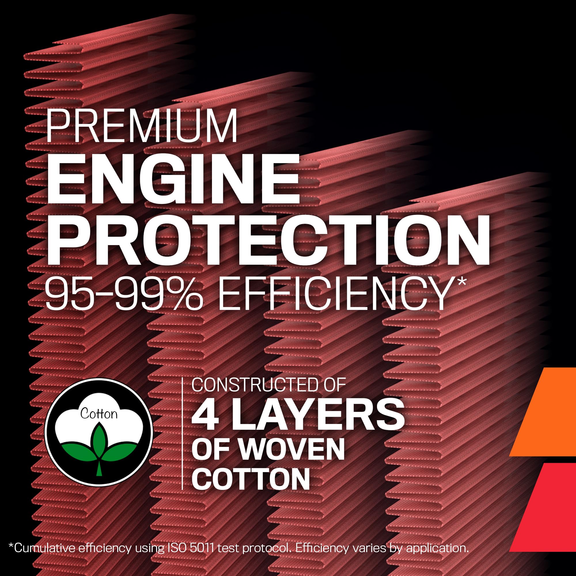 K&N Engine Air Filter: High Performance, Premium, Powersport Air Filter: Fits Select KAWASAKI Vehicle Models (See Product Description for Complete Fitment Information) KA-4018 - Image 3