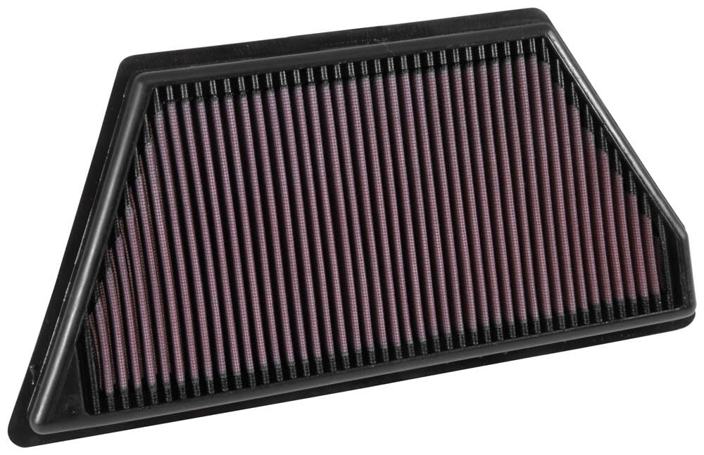 K&N Engine Air Filter: Increase Power & Acceleration, Washable, Premium, Replacement Car Air Filter: Compatible with 2016-2020 CADILLAC CT6, 33-5055 - Image 4