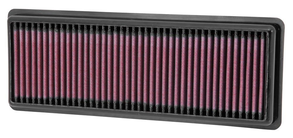 K&N High-Flow Original Lifetime Engine Air Filter: Increase Power & Accerlation, Washable, Premium: Compatible with 2012-2019 FIAT: 500, 500 Abarth, 33-2487 - Image 4