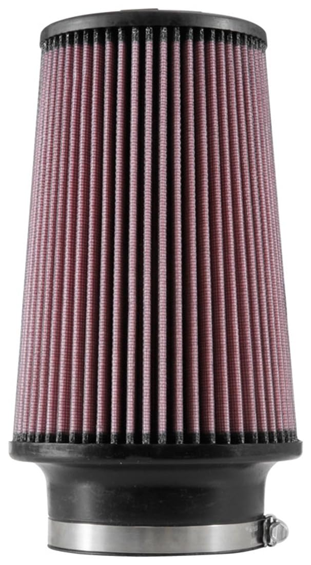 K&N High-Flow Original Lifetime Universal Clamp-On Air Filter: High Performance, Premium, Washable: Flange Diameter: 4 In, Filter Height: 9 In, Flange Length: 1.75 In, Shape: Round Tapered, RE-0870 - Image 12