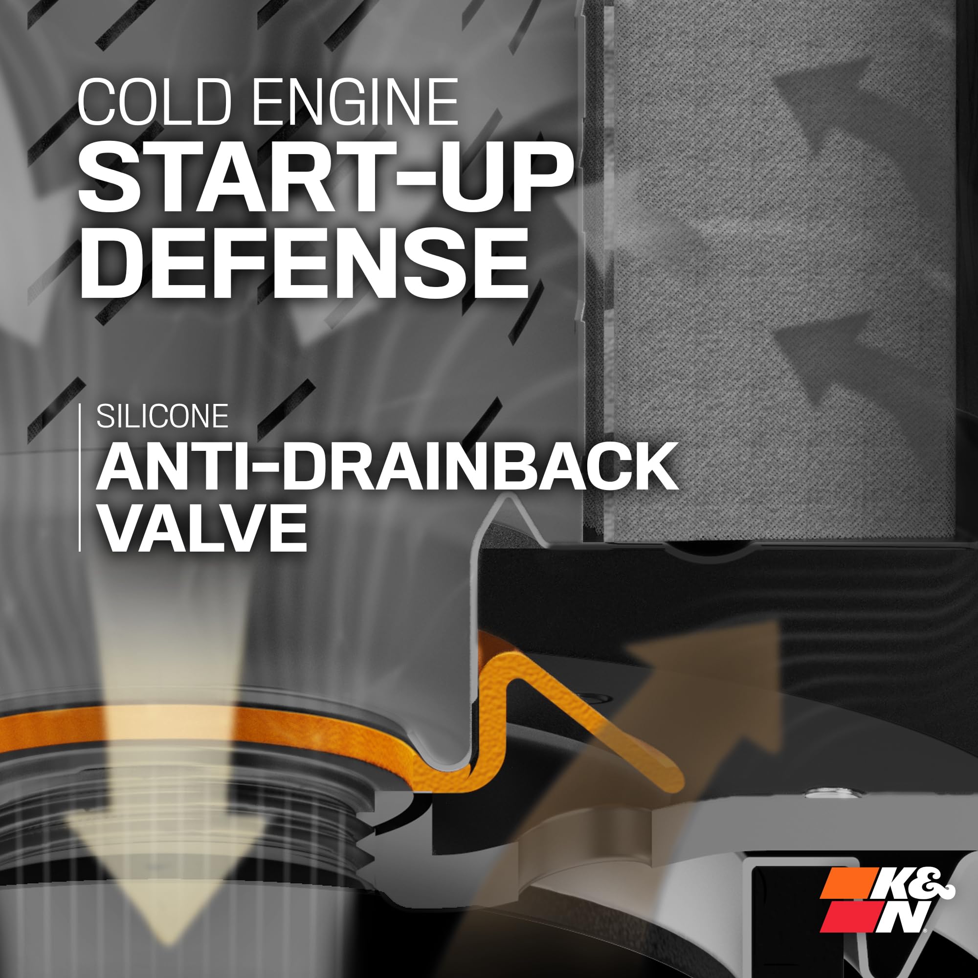 K&N Motorcycle Oil Filter: High Performance, Premium, Designed to be used with Synthetic or Conventional Oils, Wrench Off Nut: Fits Select Harely Davidson Motorcycles, KN-170C - Image 6