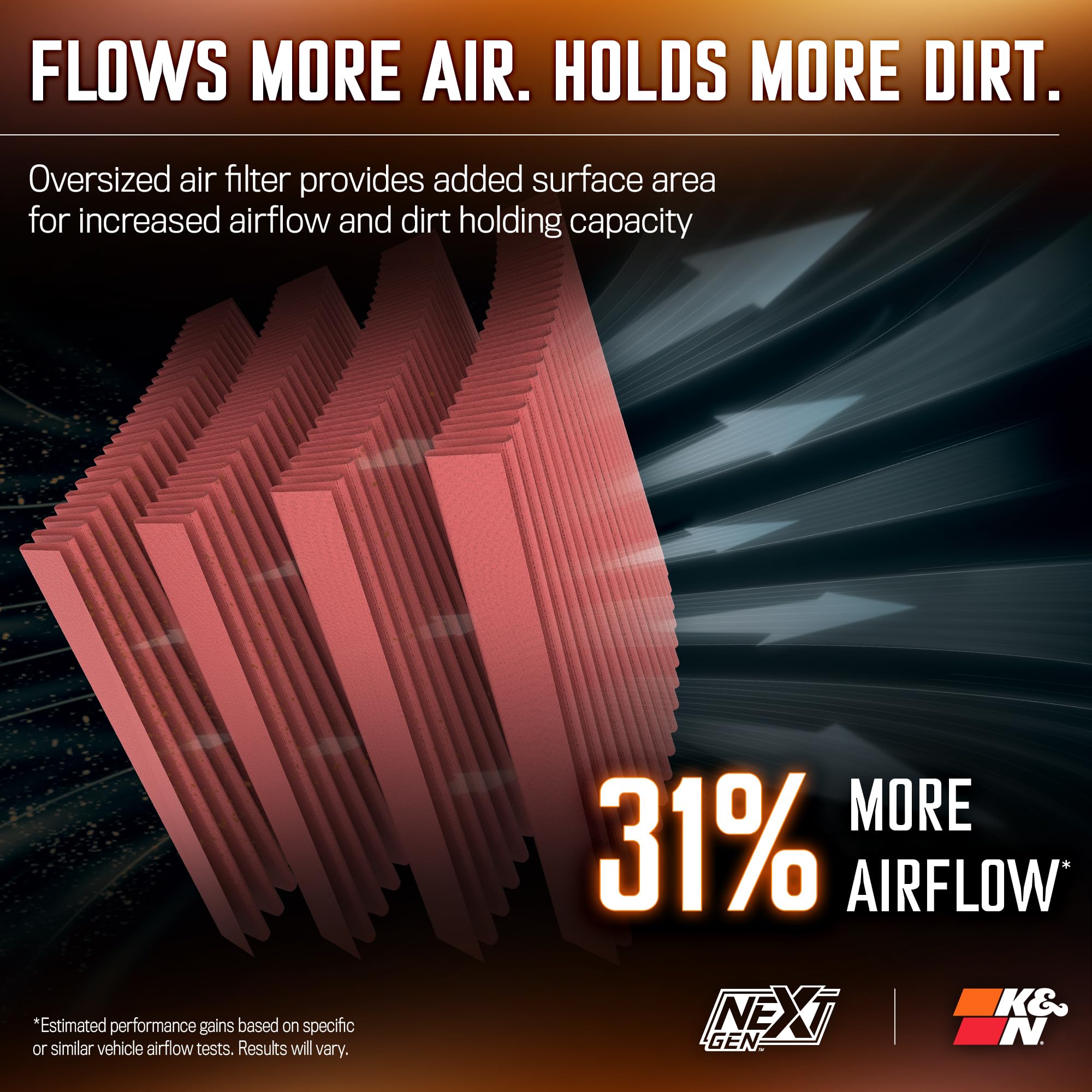 K&N NextGen Cold Air Intake System: High-Flow Cotton Filter: Compatible with 2019-2025 CADILLAC/CHEVROLET/GMC Escalade; Silverado 1500; Suburban; Tahoe; Sierra 1500; Yukon; Yukon XL; 50-3110 - Image 4