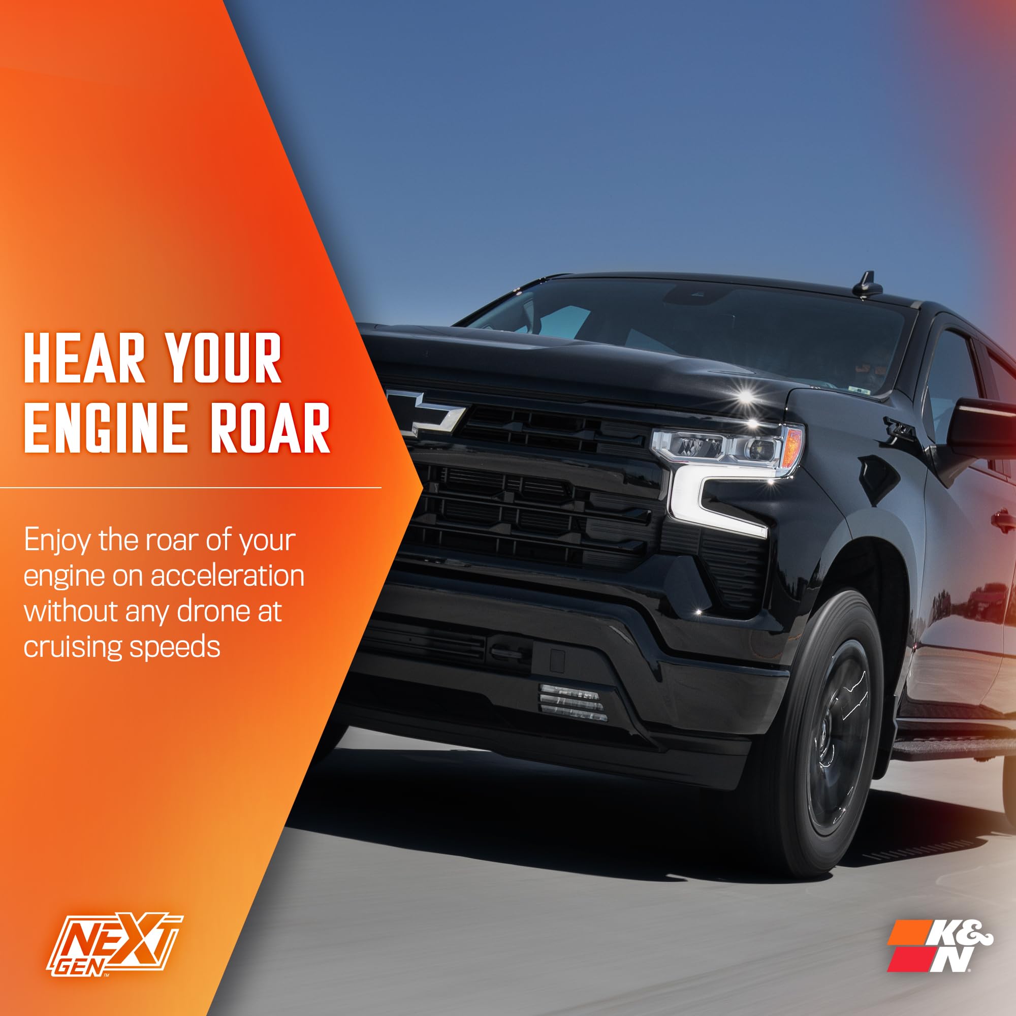 K&N NextGen Cold Air Intake System: High-Flow Cotton Filter: Compatible with 2019-2025 CADILLAC/CHEVROLET/GMC Escalade; Silverado 1500; Suburban; Tahoe; Sierra 1500; Yukon; Yukon XL; 50-3110 - Image 8