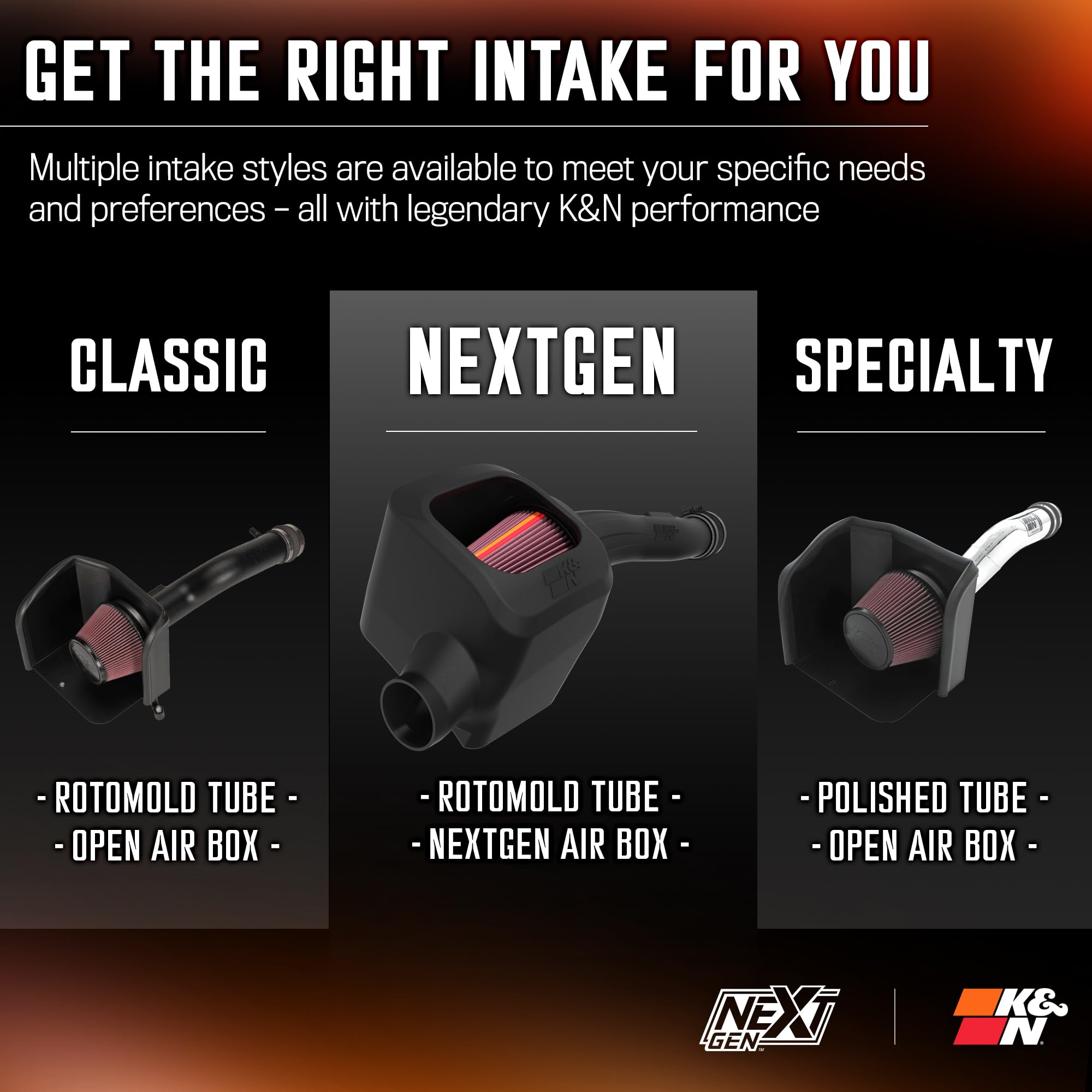 K&N NextGen Cold Air Intake System: High-Flow Cotton Filter: Compatible with 2016-2023 TOYOTA: Tacoma 2016-2023, 50-9039 - Image 13