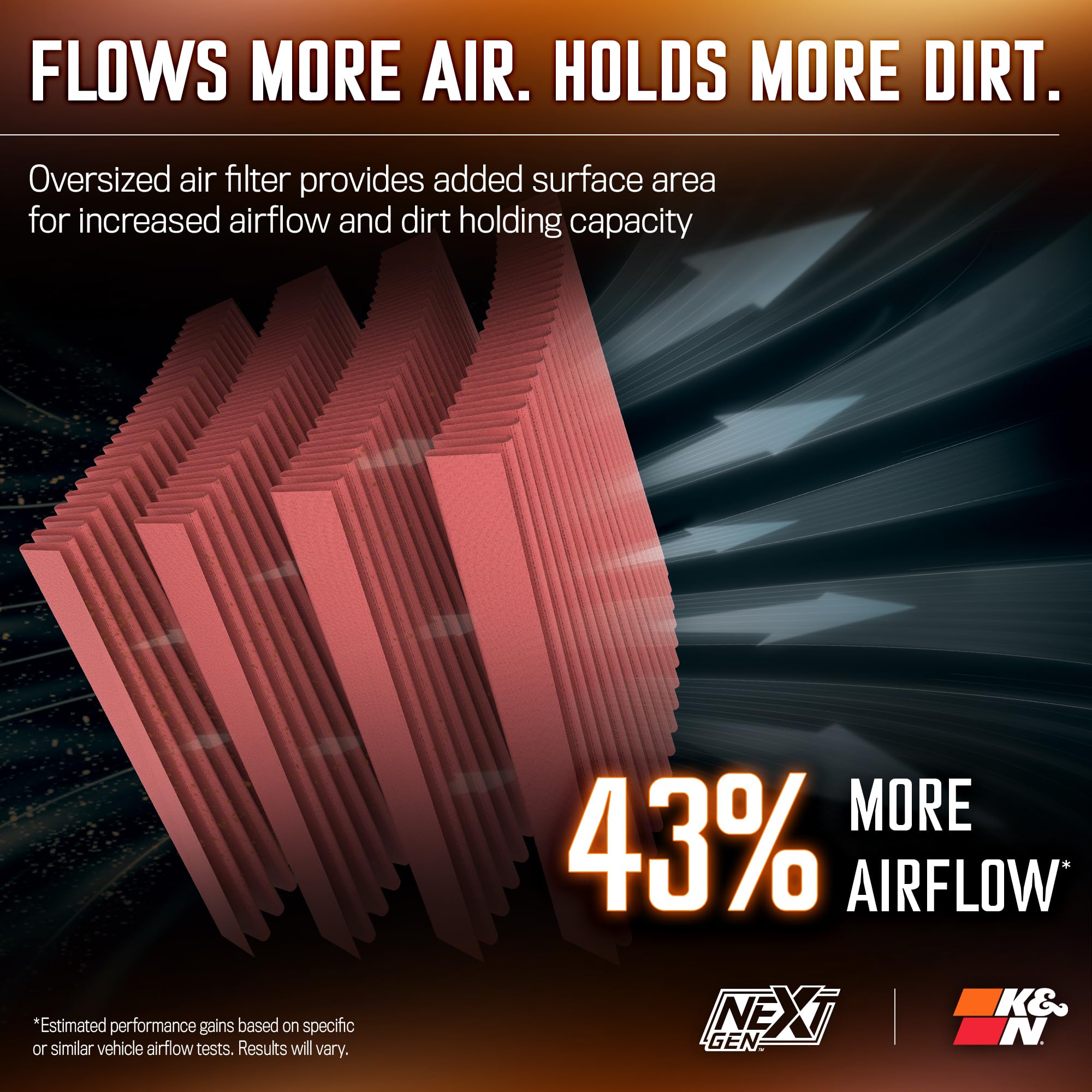 K&N NextGen Cold Air Intake System: High-Flow Cotton Filter: Compatible with 2016-2023 TOYOTA: Tacoma 2016-2023, 50-9039 - Image 5