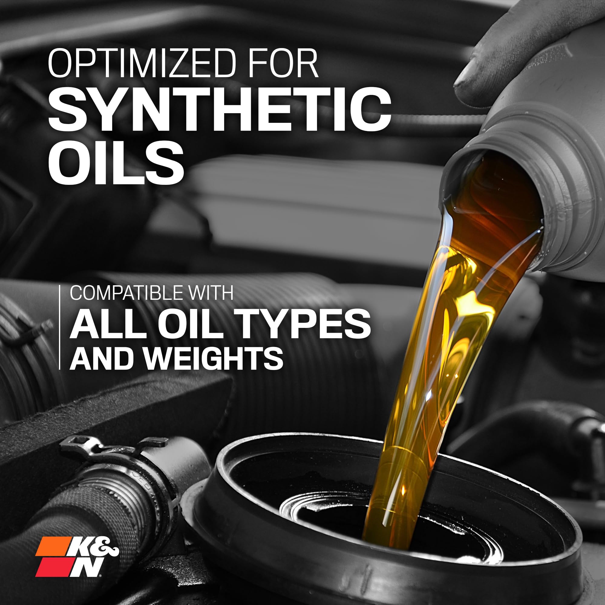 K&N Oil Filter: 20,000 Mile Engine Protection, High Capacity/High Efficiency: Compatible with Select CHRYSLER/DODGE/JEEP/RAM (See Product Description for Select Products), HP-7026 - Image 6